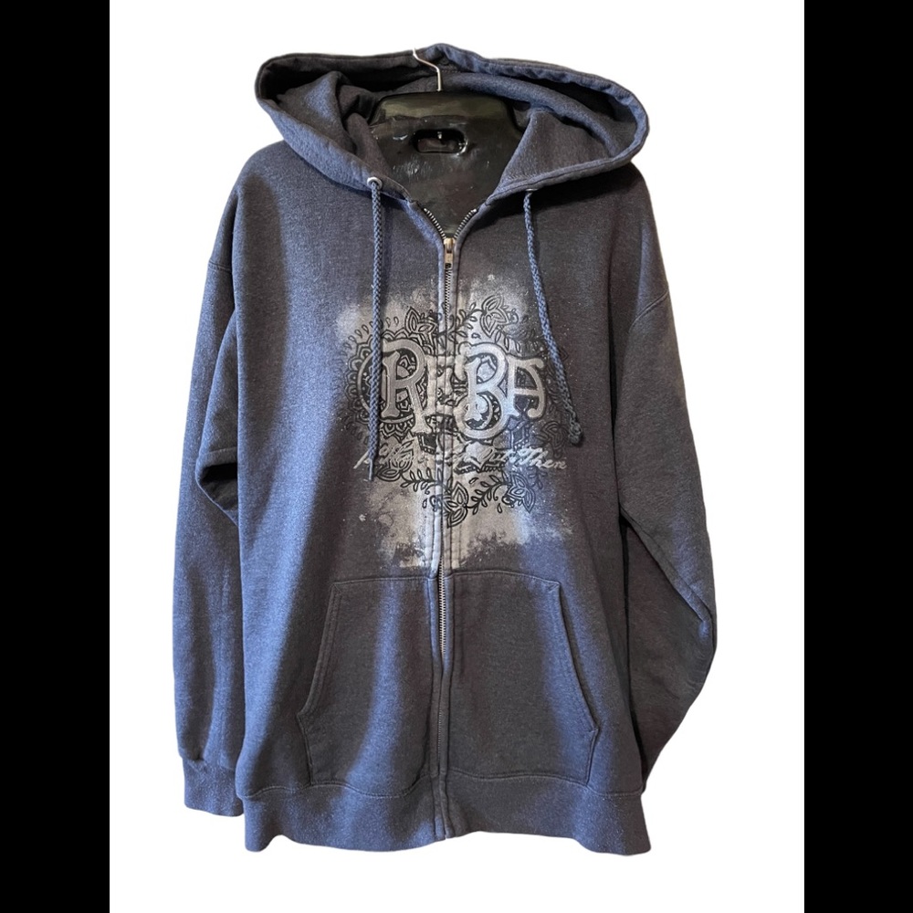 Reba “Is There is Life Out There” Zippered Hoodie Size S